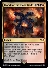 Blood for the Blood God! (Surge Foil) — Universes Beyond: Warhammer 40,000