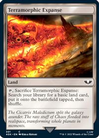 Terramorphic Expanse (Surge Foil) — Universes Beyond: Warhammer 40,000