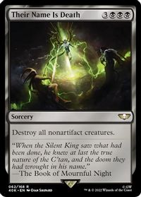 Their Name Is Death (Surge Foil) — Universes Beyond: Warhammer 40,000