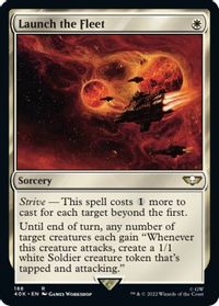 Launch the Fleet (Surge Foil) — Universes Beyond: Warhammer 40,000