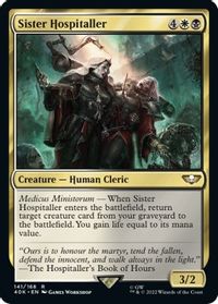Sister Hospitaller (Surge Foil) — Universes Beyond: Warhammer 40,000