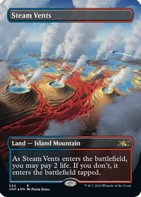 Steam Vents (Borderless) (Galaxy Foil) — Unfinity