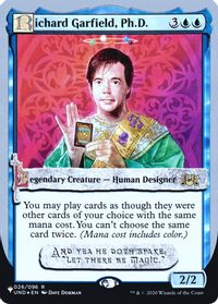 Richard Garfield, Ph.D. — The List Reprints