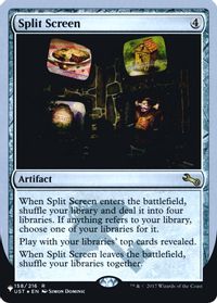 Split Screen — The List Reprints