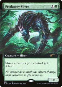Predatory Sliver (Extended Art) — Secret Lair Drop Series