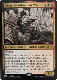 Olivia, Mobilized for War (Sketch Showcase) — Secret Lair Drop Series