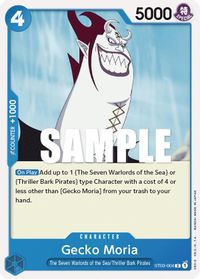 Gecko Moria — Starter Deck 3: The Seven Warlords of The Sea