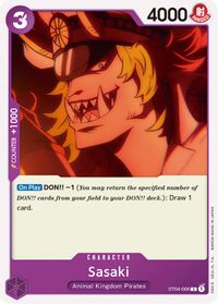 Sasaki — Starter Deck 4: Animal Kingdom Pirates