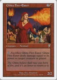 Ghitu Fire-Eater — 7th Edition