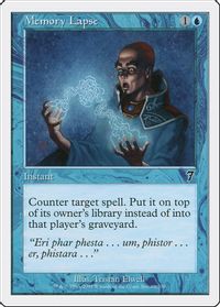 Memory Lapse — 7th Edition