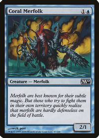 Coral Merfolk — Magic 2010 (M10)