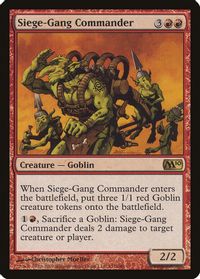 Siege-Gang Commander — Magic 2010 (M10)