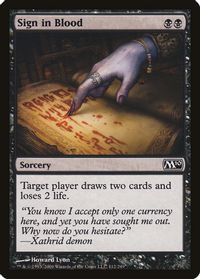 Sign in Blood — Magic 2010 (M10)