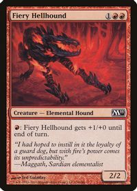 Fiery Hellhound — Magic 2011 (M11)