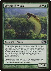 Yavimaya Wurm — Magic 2011 (M11)