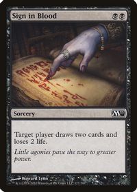 Sign in Blood — Magic 2011 (M11)
