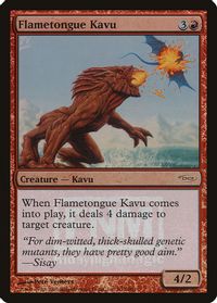 Flametongue Kavu — FNM Promos