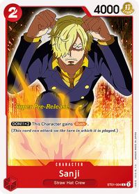 Sanji — Super Pre-Release Starter Deck 1: Straw Hat Crew