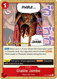Diable Jambe — Super Pre-Release Starter Deck 1: Straw Hat Crew