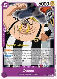 Queen — Super Pre-Release Starter Deck 4: Animal Kingdom Pirates