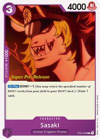 Sasaki — Super Pre-Release Starter Deck 4: Animal Kingdom Pirates