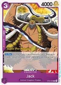 Jack — Super Pre-Release Starter Deck 4: Animal Kingdom Pirates
