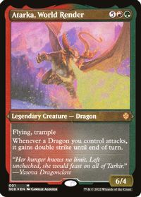 Atarka, World Render (Foil Etched) — Starter Commander Decks