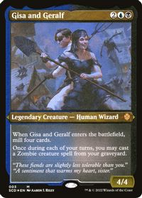 Gisa and Geralf (Foil Etched) — Starter Commander Decks