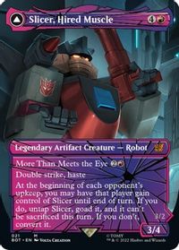 Slicer, Hired Muscle (Shattered Glass) — Universes Beyond: Transformers