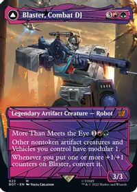 Blaster, Combat DJ (Shattered Glass) — Universes Beyond: Transformers