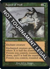 Aspect of Wolf (Retro Frame) — 30th Anniversary Edition