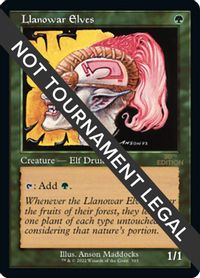 Llanowar Elves (Retro Frame) — 30th Anniversary Edition