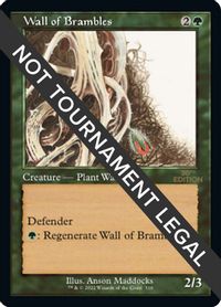 Wall of Brambles (Retro Frame) — 30th Anniversary Edition