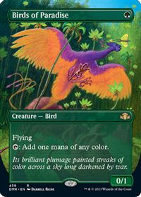 Birds of Paradise (Borderless) — Dominaria Remastered