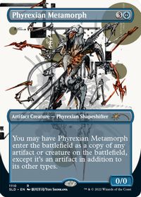 Phyrexian Metamorph (Borderless) — Secret Lair Drop Series