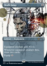 Skullclamp (Borderless) — Secret Lair Drop Series