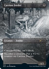 Carrion Feeder (Borderless) (Foil Etched) — Secret Lair Drop Series
