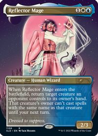 Reflector Mage (Borderless) — Secret Lair Drop Series