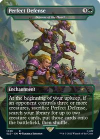 Perfect Defense - Defense of the Heart (Borderless) — Secret Lair Drop Series