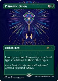 Prismatic Omen (Borderless) — Secret Lair Drop Series