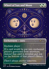Wheel of Sun and Moon (Borderless) — Secret Lair Drop Series