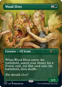 Wood Elves (1101) — Secret Lair Drop Series