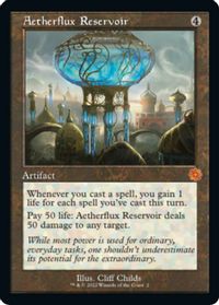 Aetherflux Reservoir — The Brothers' War: Retro Frame Artifacts