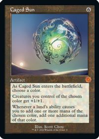 Caged Sun — The Brothers' War: Retro Frame Artifacts