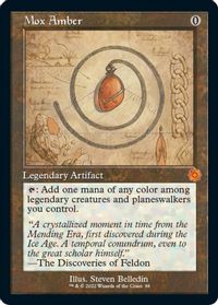 Mox Amber (Schematic) — The Brothers' War: Retro Frame Artifacts