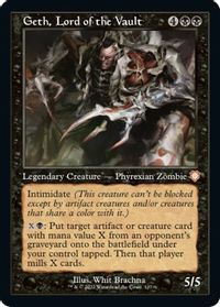 Geth, Lord of the Vault (Retro Frame) — Commander: The Brothers' War