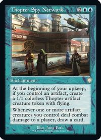Thopter Spy Network (Retro Frame) — Commander: The Brothers' War