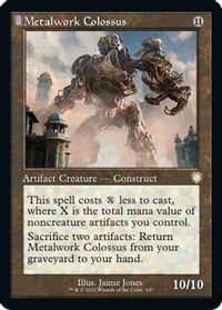 Metalwork Colossus (Retro Frame) — Commander: The Brothers' War
