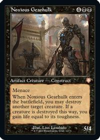 Noxious Gearhulk (Retro Frame) — Commander: The Brothers' War