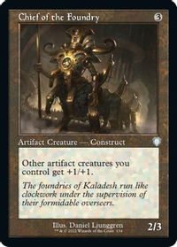 Chief of the Foundry (Retro Frame) — Commander: The Brothers' War
